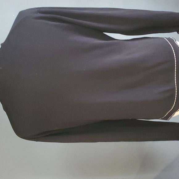 Bcbg woman's black buttondown cardigan sweater size L - Picture 6 of 11